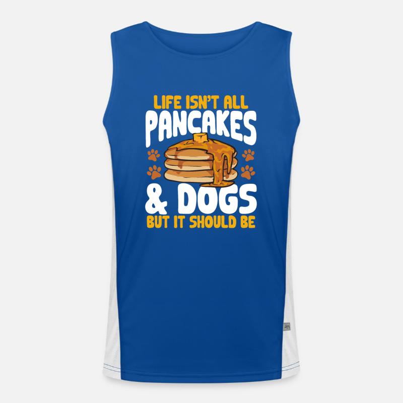 Pancake Breakfast Pancakes Men's Functional Contrast Tank Top 