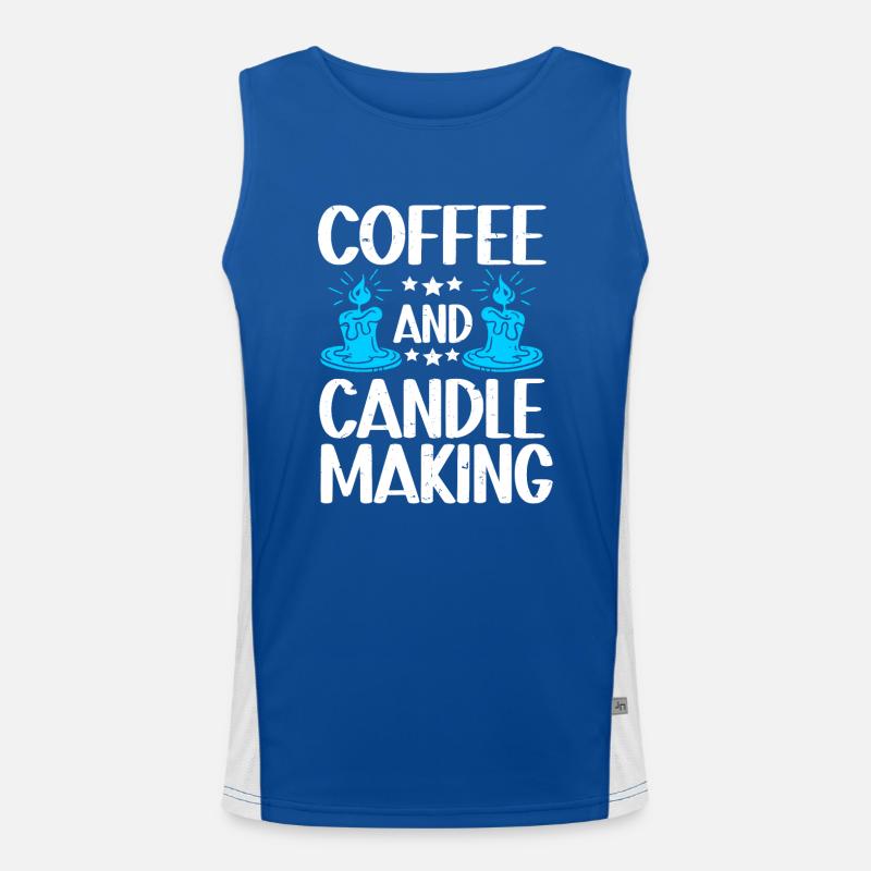Candle Maker Candle Making Funktionelles Kontrast-Tank Top für Männer 