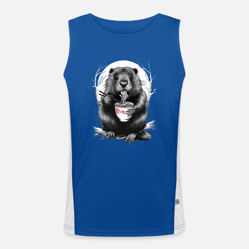 Biber Funktionelles Kontrast-Tank Top für Männer 