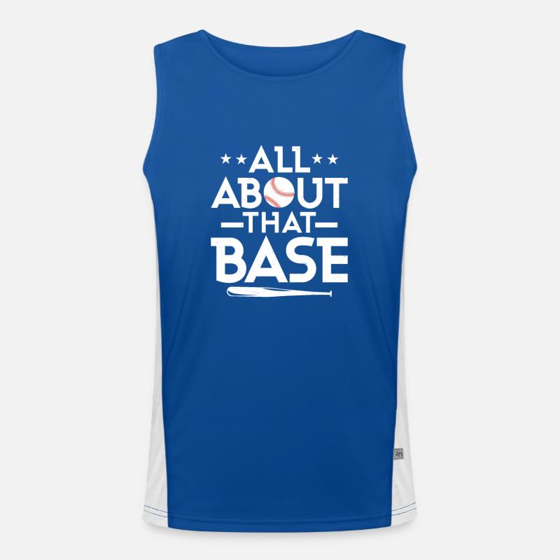 Tout sur ce fan de baseball de base Débardeur respirant contrasté Homme 