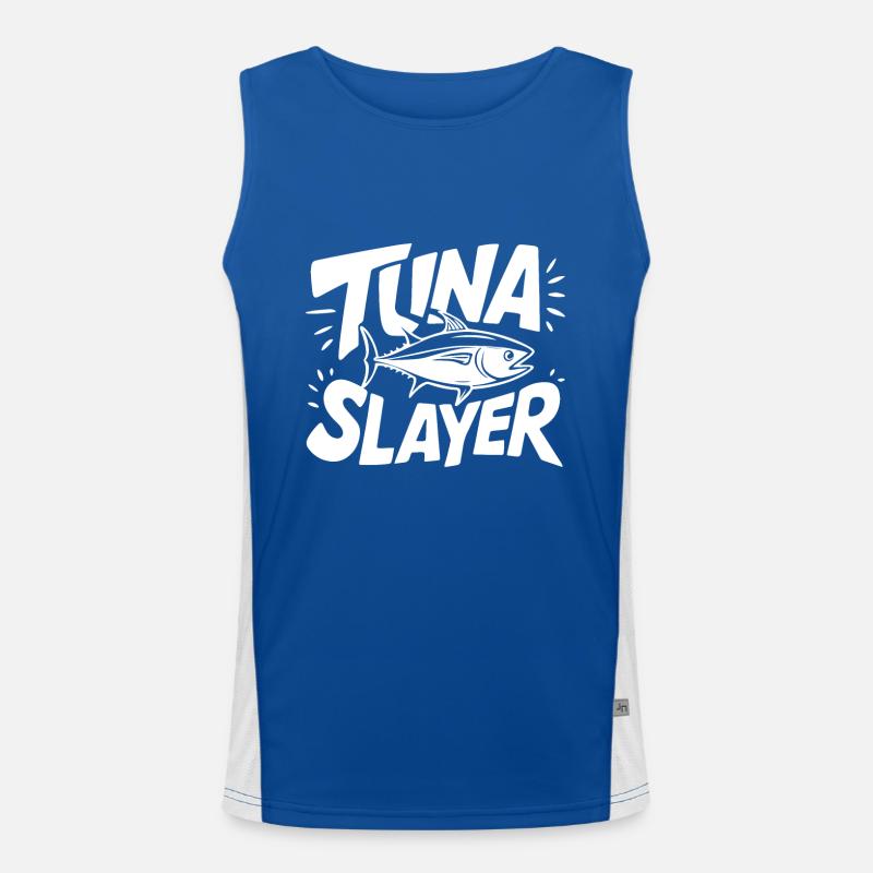 Thunfisch Funktionelles Kontrast-Tank Top für Männer 