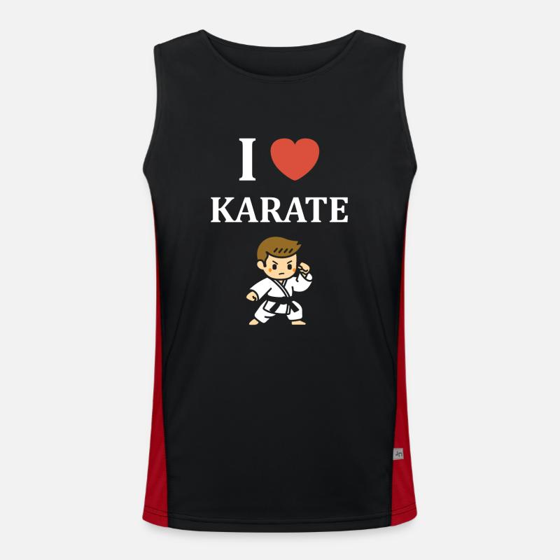 karate Débardeur respirant contrasté Homme 