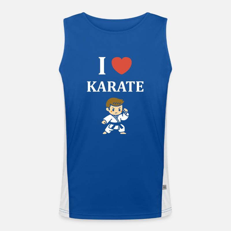 karate Débardeur respirant contrasté Homme 