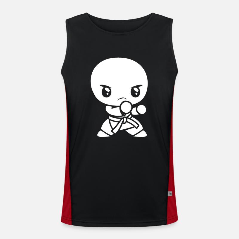 karate Débardeur respirant contrasté Homme 