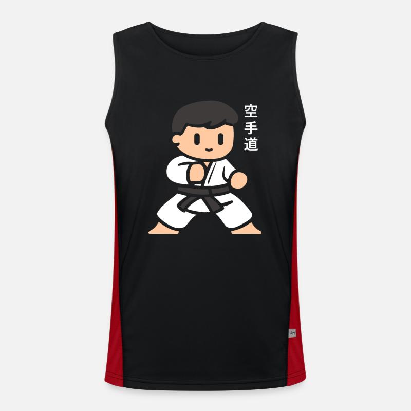 karate Débardeur respirant contrasté Homme 
