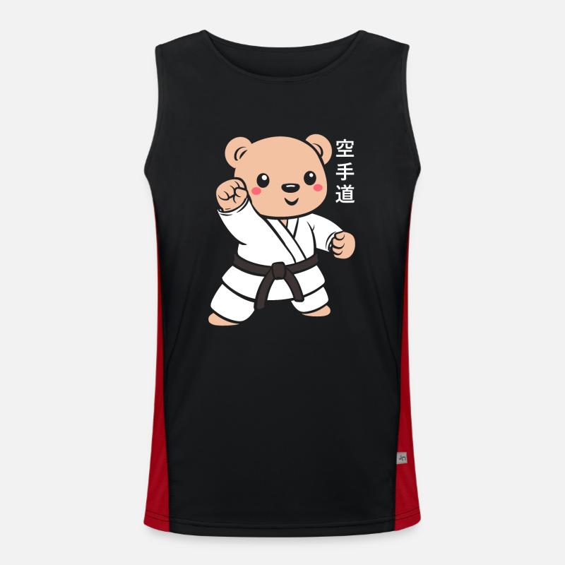 karate Débardeur respirant contrasté Homme 