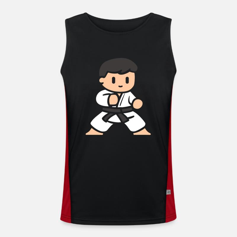 karate Débardeur respirant contrasté Homme 