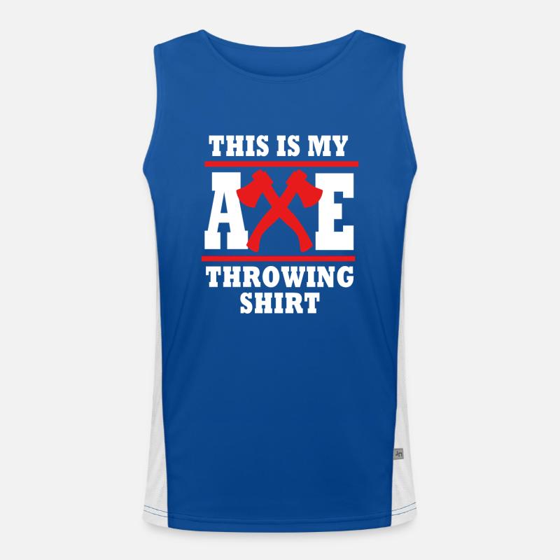 Axt Funktionelles Kontrast-Tank Top für Männer 