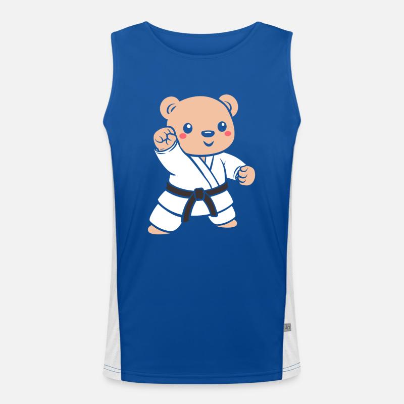 Judo Funktionelles Kontrast-Tank Top für Männer 