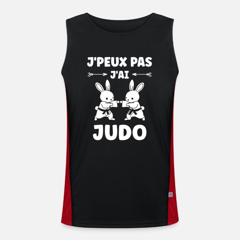 judo Débardeur respirant contrasté Homme 