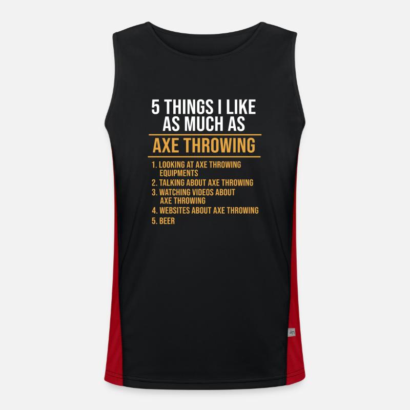 Axt Funktionelles Kontrast-Tank Top für Männer 