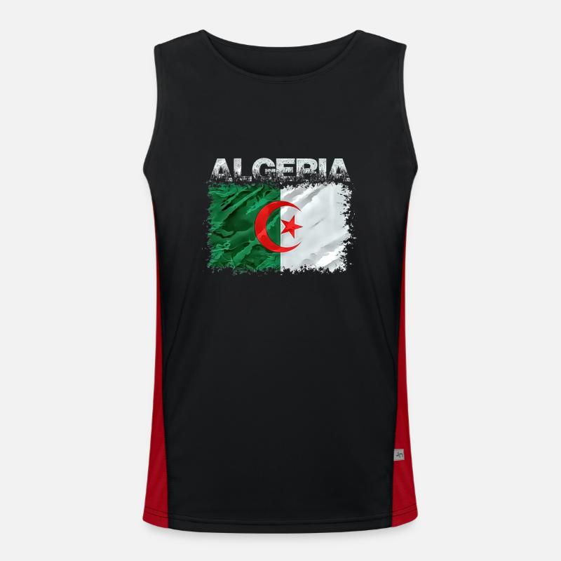 Algeria Men's Functional Contrast Tank Top 