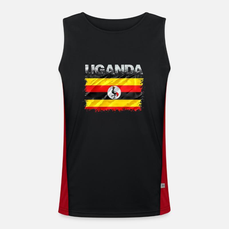 Uganda Men's Functional Contrast Tank Top 