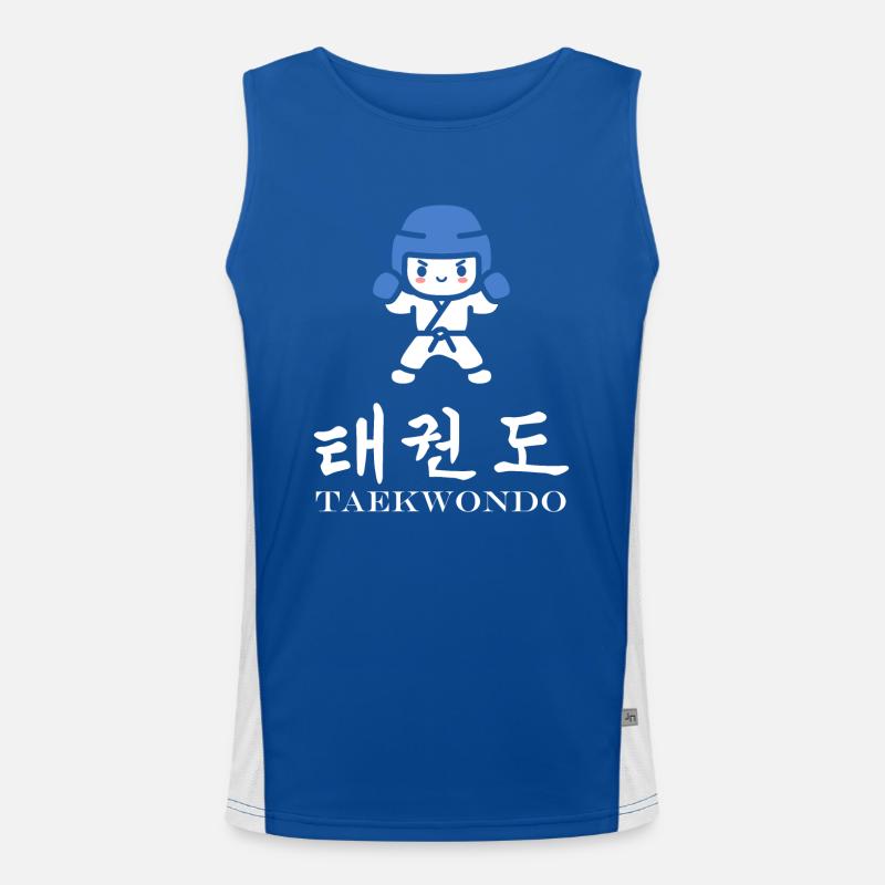 Taekwondo Men's Functional Contrast Tank Top 