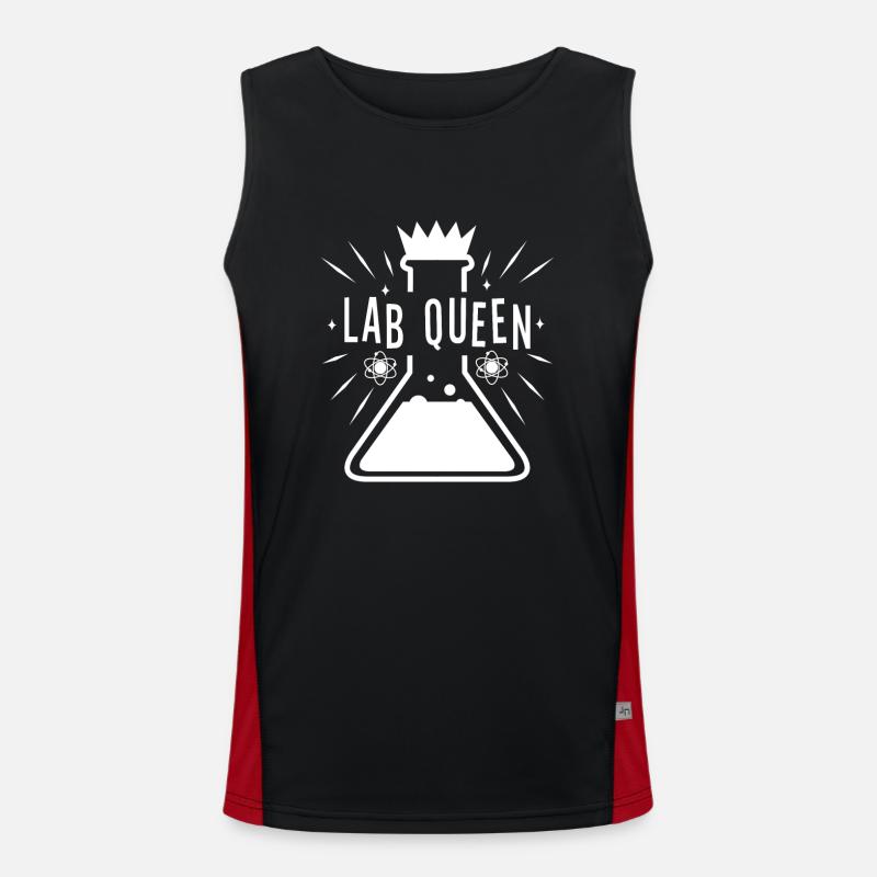 Lab Queen Funktionelles Kontrast-Tank Top für Männer 