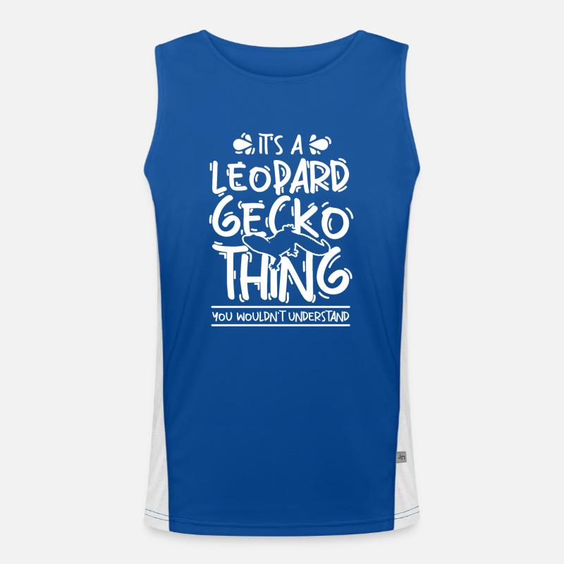 It's a leopard gecko thing you wouldn't understand Funktionelles Kontrast-Tank Top für Männer 
