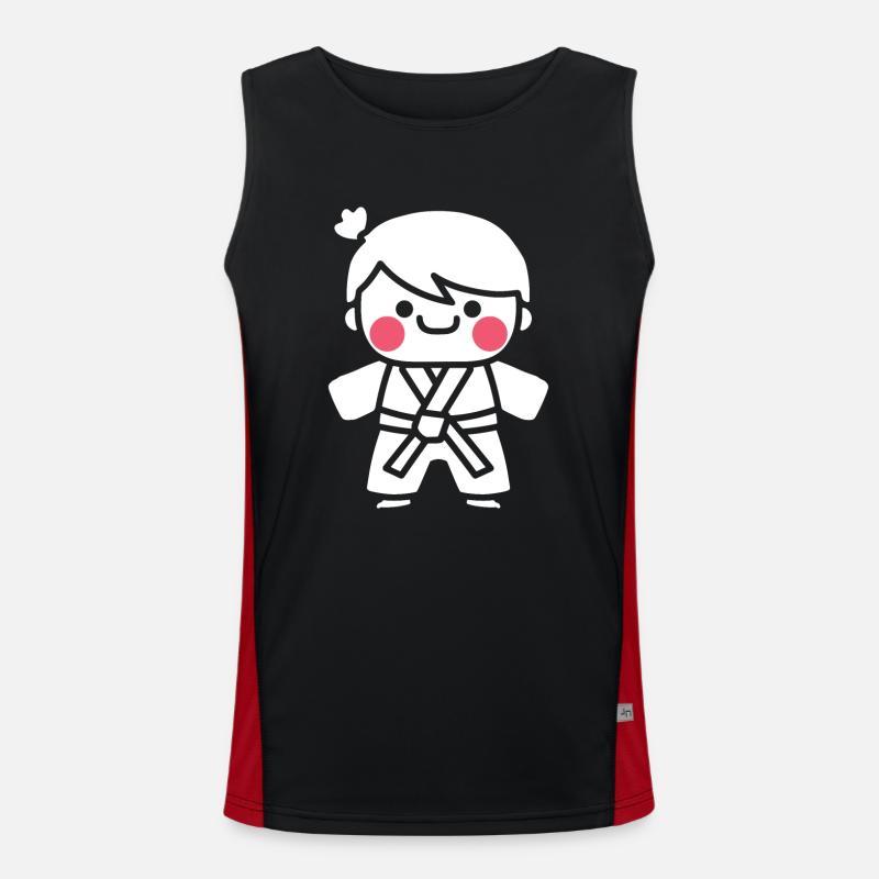 Jiu Jitsu Funktionelles Kontrast-Tank Top für Männer 