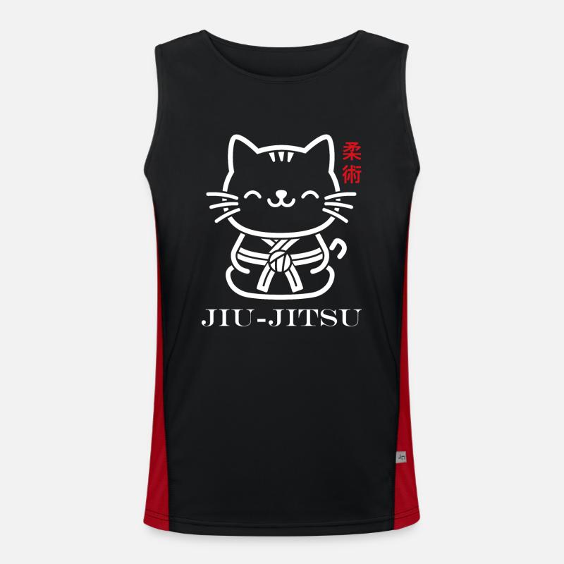 Jiu Jitsu Funktionelles Kontrast-Tank Top für Männer 