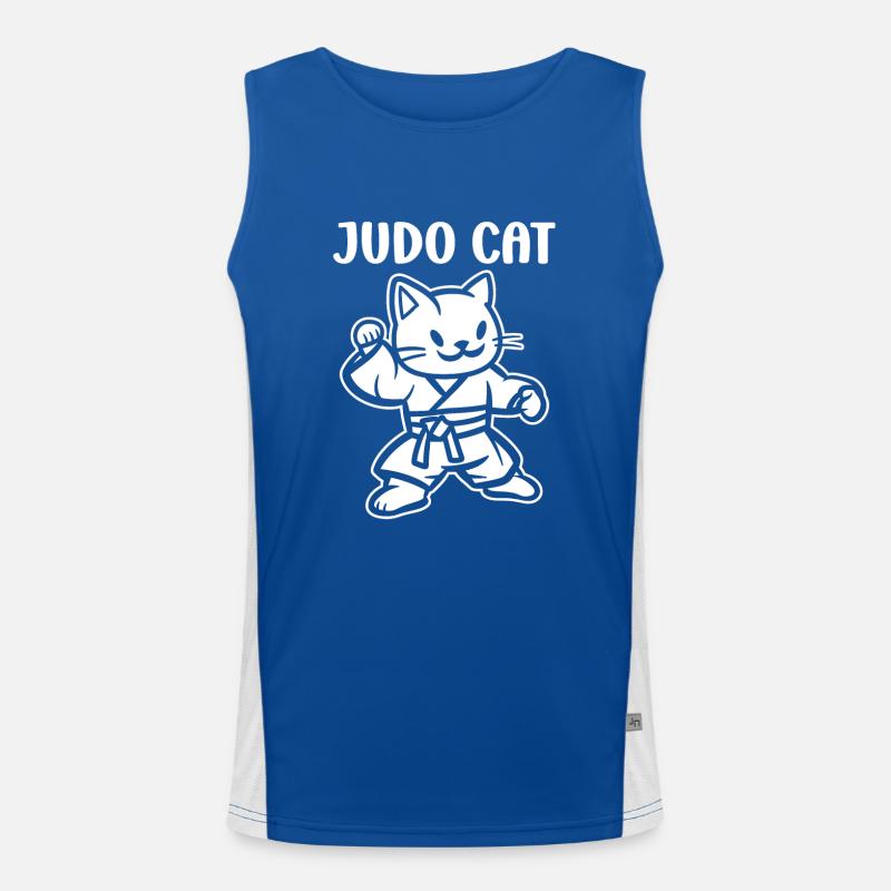 Judo Funktionelles Kontrast-Tank Top für Männer 