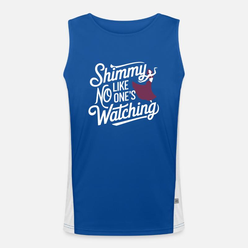 Rhythmic movements in oriental dance: Men's Functional Contrast Tank Top 