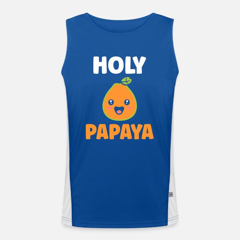 papaya Débardeur respirant contrasté Homme 