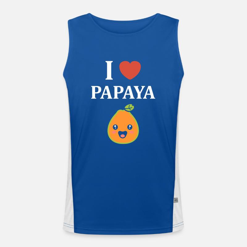papaya Débardeur respirant contrasté Homme 