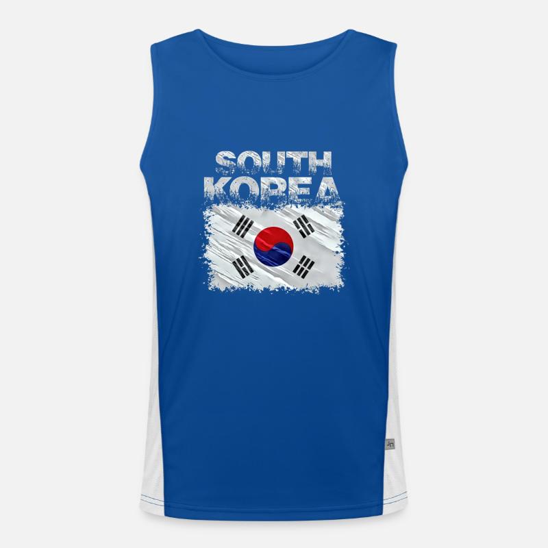 Corée du Sud Débardeur respirant contrasté Homme 