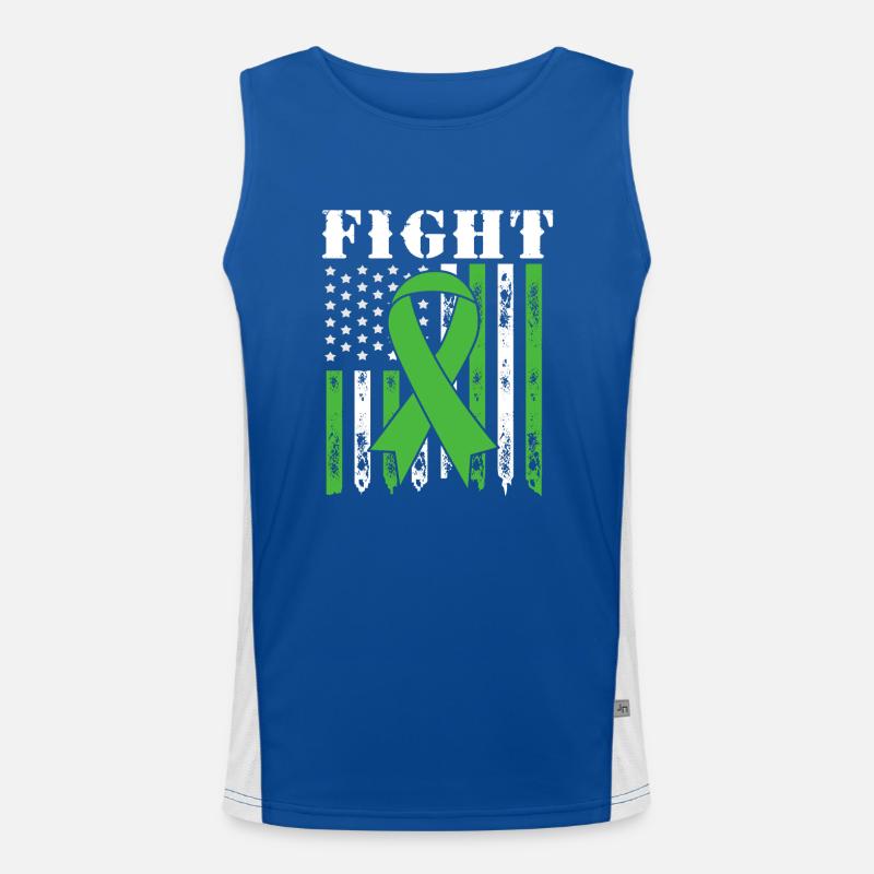 Traumatic brain injury Men's Functional Contrast Tank Top 
