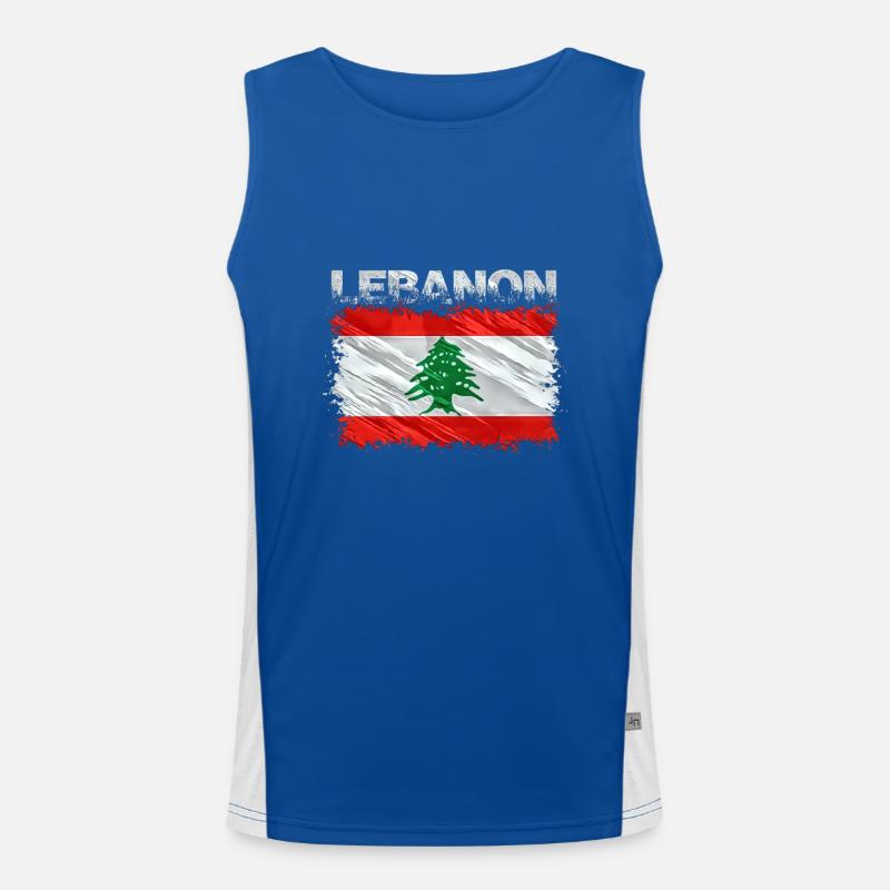 Lebanon Men's Functional Contrast Tank Top 
