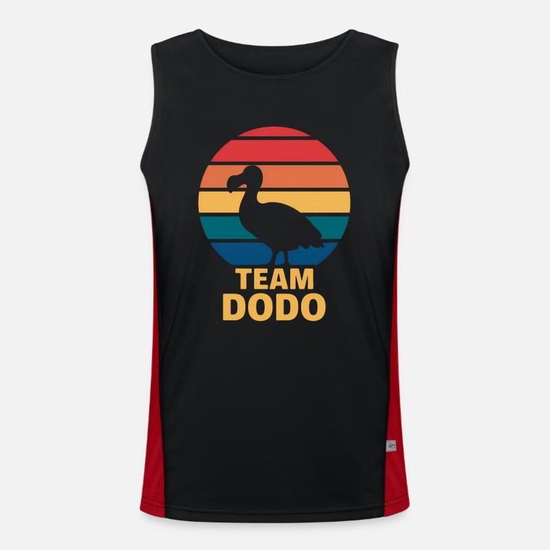 Dodo Spruch Dodo Vogel Lustiges Dodo Geschenk Funktionelles Kontrast-Tank Top für Männer 