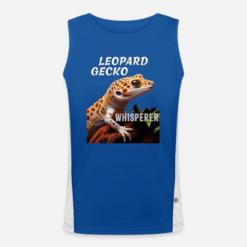 LEOPARD GECKO WHISPERER Men's Functional Contrast Tank Top 