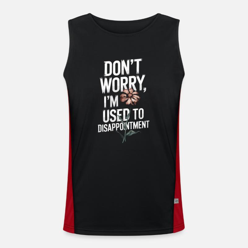 Introversion Alternative Style Emotional Funktionelles Kontrast-Tank Top für Männer 