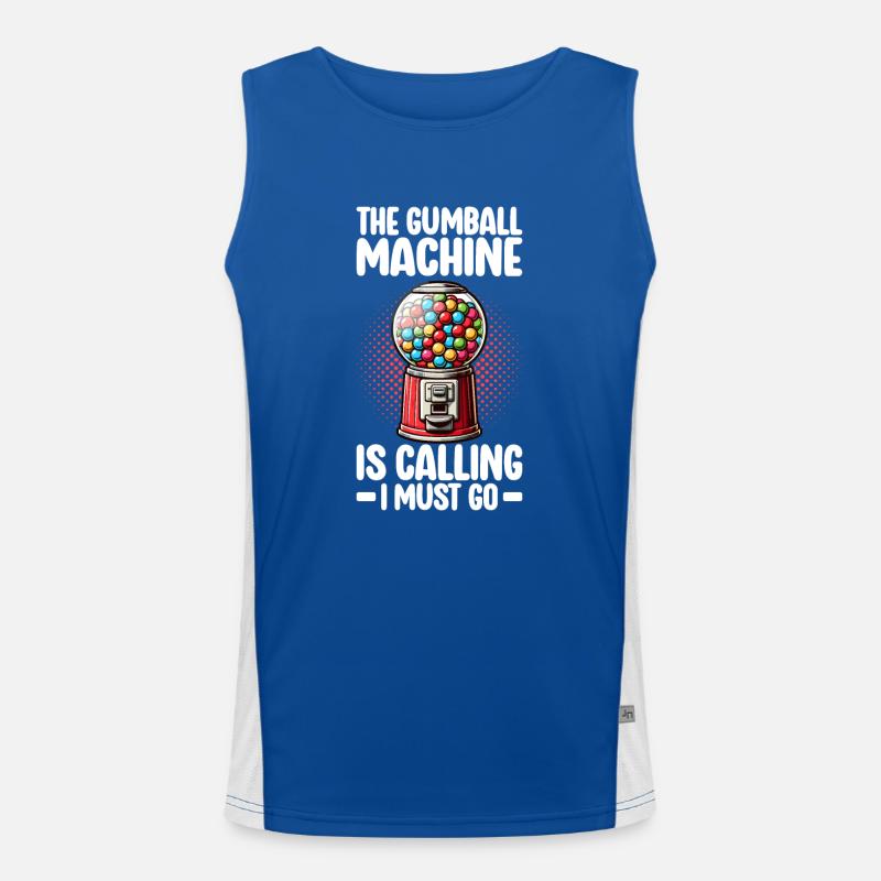 Machine à chewing-gum Machine à chewing-gum Débardeur respirant contrasté Homme 