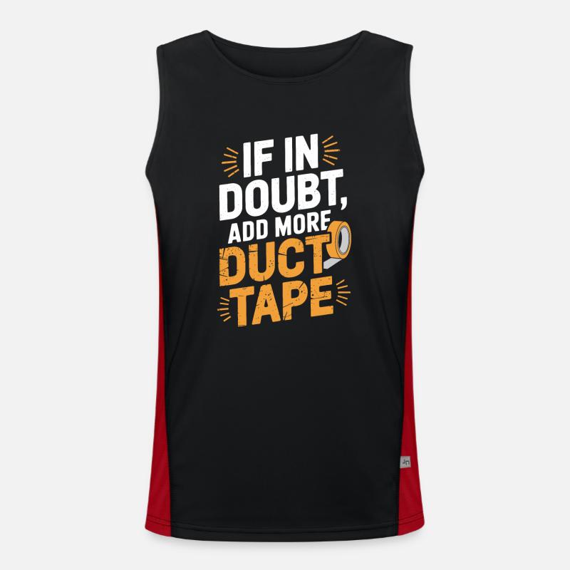 Gravity-Powered Soap Box Racing Adventure for DIY Men's Functional Contrast Tank Top 