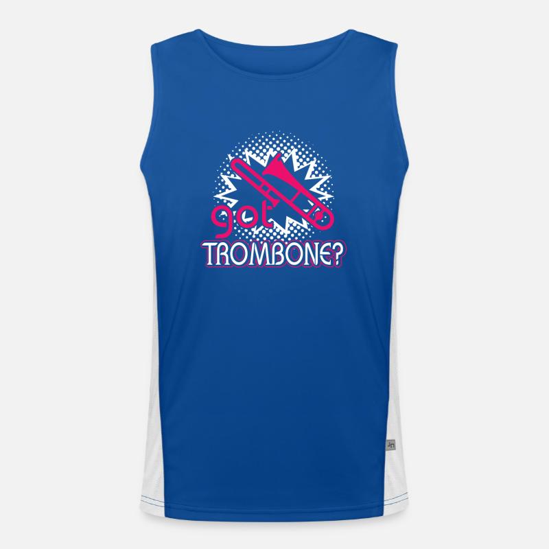 Got Trombone Men's Functional Contrast Tank Top 