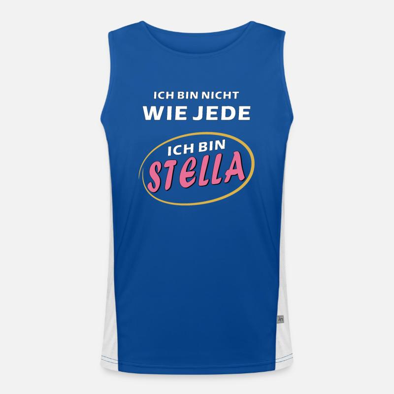 ICH BIN STELLA Funktionelles Kontrast-Tank Top für Männer 