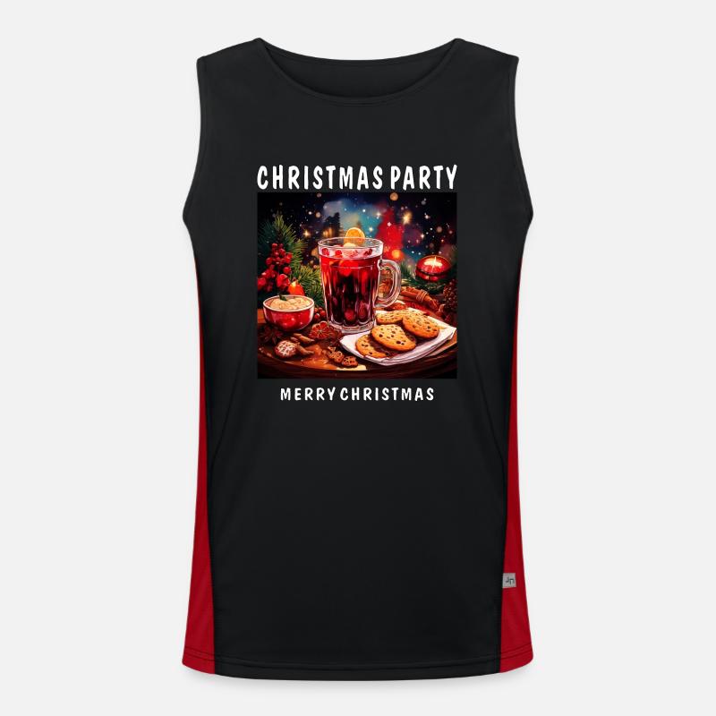FÊTE DE NOËL JOYEUX NOËL Débardeur respirant contrasté Homme 