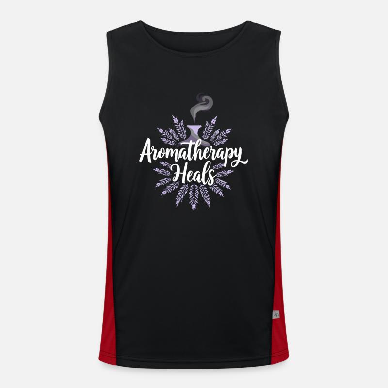 Embrace Aromatherapy For Holistic Healing And Funktionelles Kontrast-Tank Top für Männer 