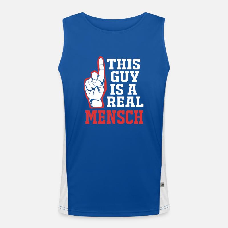 Hanukkah Men's Functional Contrast Tank Top 