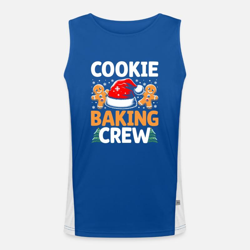 Cookie Baking Crew Konditorei Bäcker Bake Bäcker Funktionelles Kontrast-Tank Top für Männer 