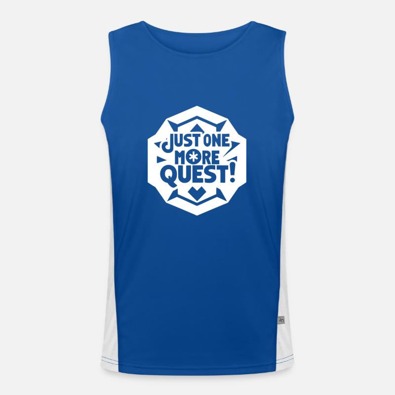 Nur noch eine Quest Funktionelles Kontrast-Tank Top für Männer 