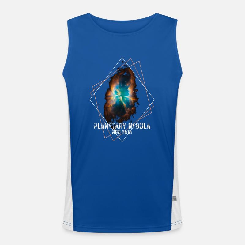 Planetary nebula Men's Functional Contrast Tank Top 