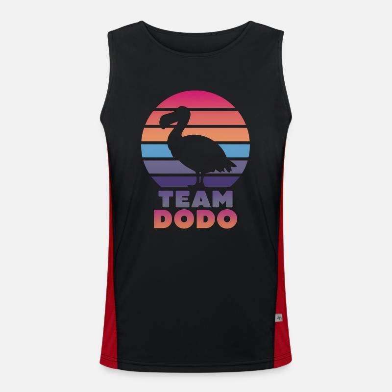 Dodo Spruch Dodo Vogel Lustiges Dodo Geschenk Funktionelles Kontrast-Tank Top für Männer 