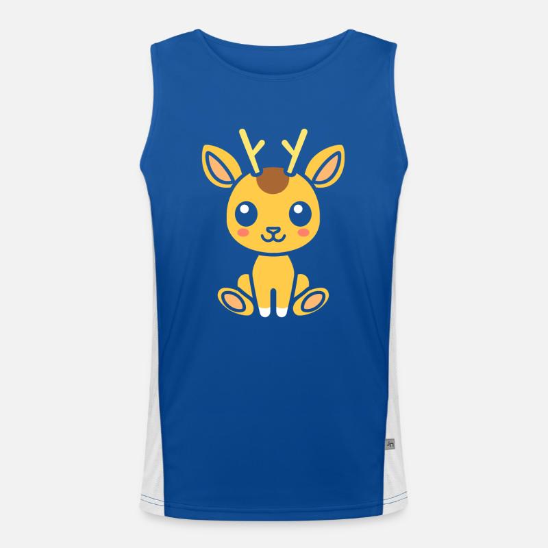 Gazelle Funktionelles Kontrast-Tank Top für Männer 