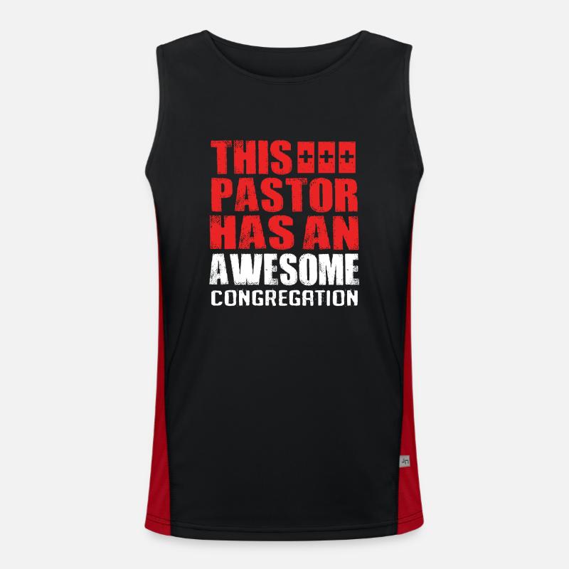 Pasteur Débardeur respirant contrasté Homme 