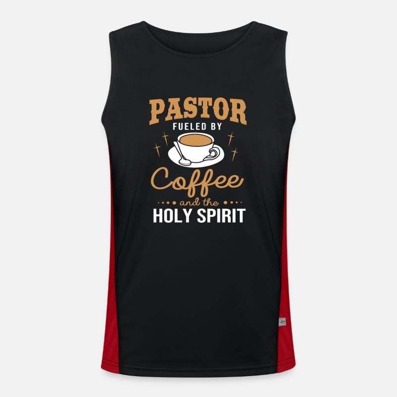 Pastor Men's Functional Contrast Tank Top 