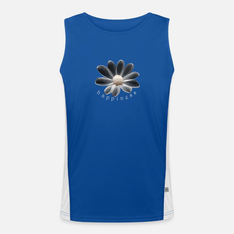 Glücksblume Fleur de bonheur Débardeur respirant contrasté Homme 