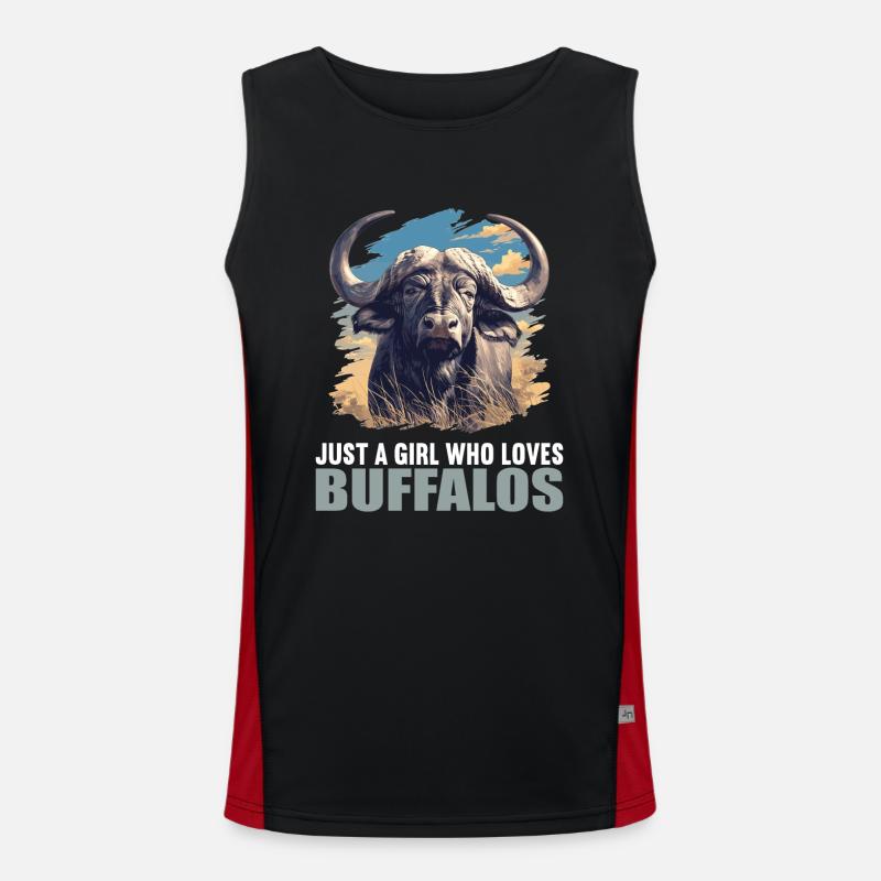 Buffles Buffalo Büffel Débardeur respirant contrasté Homme 