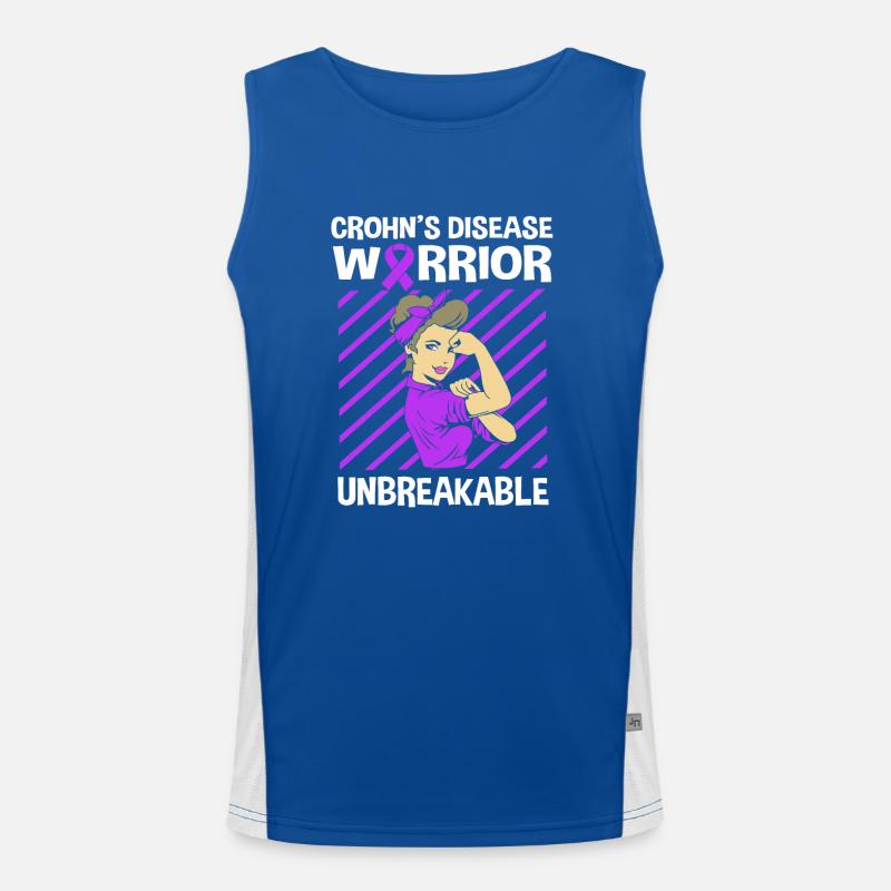 Crohn's disease Men's Functional Contrast Tank Top 