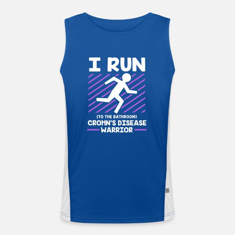 Crohn's disease Men's Functional Contrast Tank Top 